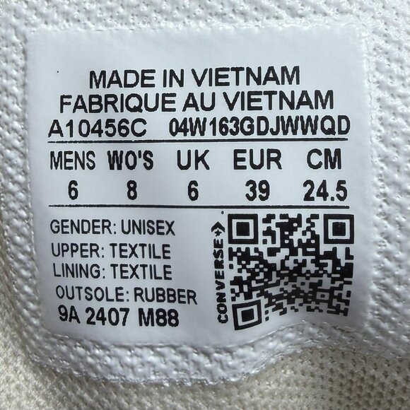 Converse Chuck Taylor All Star XX-Hi Knee-High Shoes Women's Size 8 - Picture 6 of 7